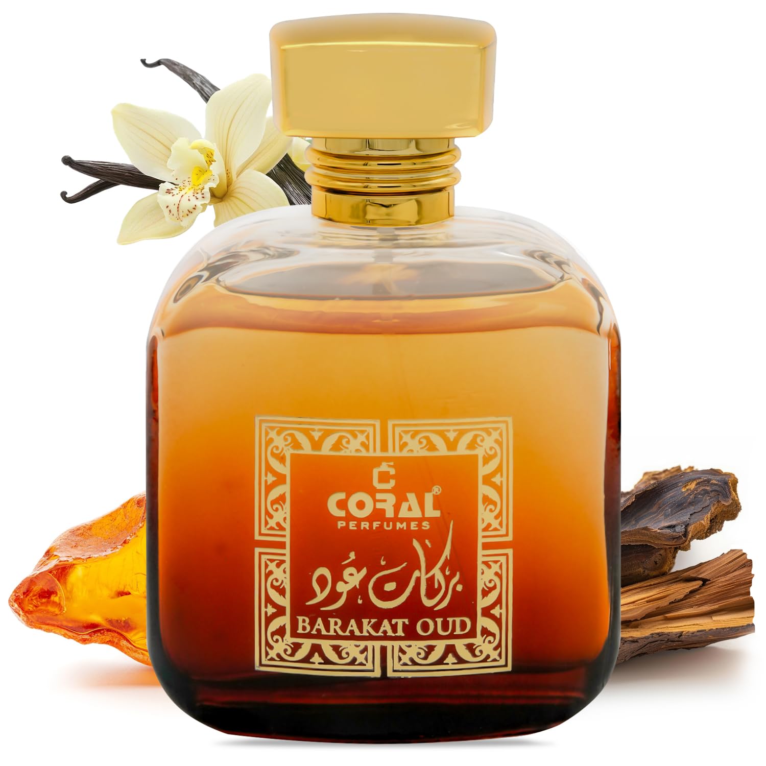 Coral Barakat Oud Eau de Parfum for Unisex – 100ml